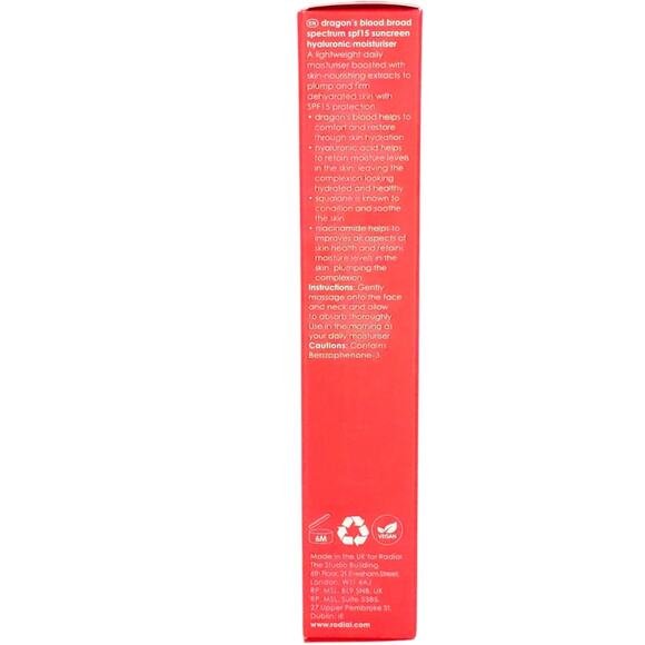 Rodial Dragon Blood Broad Spectrum SPF 15 Sunscreen Hyaluronic Moisturiser - Picture 6 of 7
